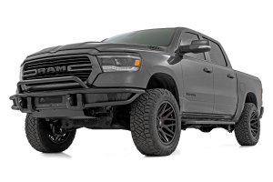 Ram 1500 Front Bumper - Rough Country - Tubular - Satin Black - '19-'24
